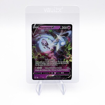 065/159 Hatterene V - Pokemon TCG Crown Zenith - Holo Rare Half Art