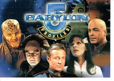 TARJETA PROMOCIONAL BABYLON 5 PERFILES SIN NUMERAR