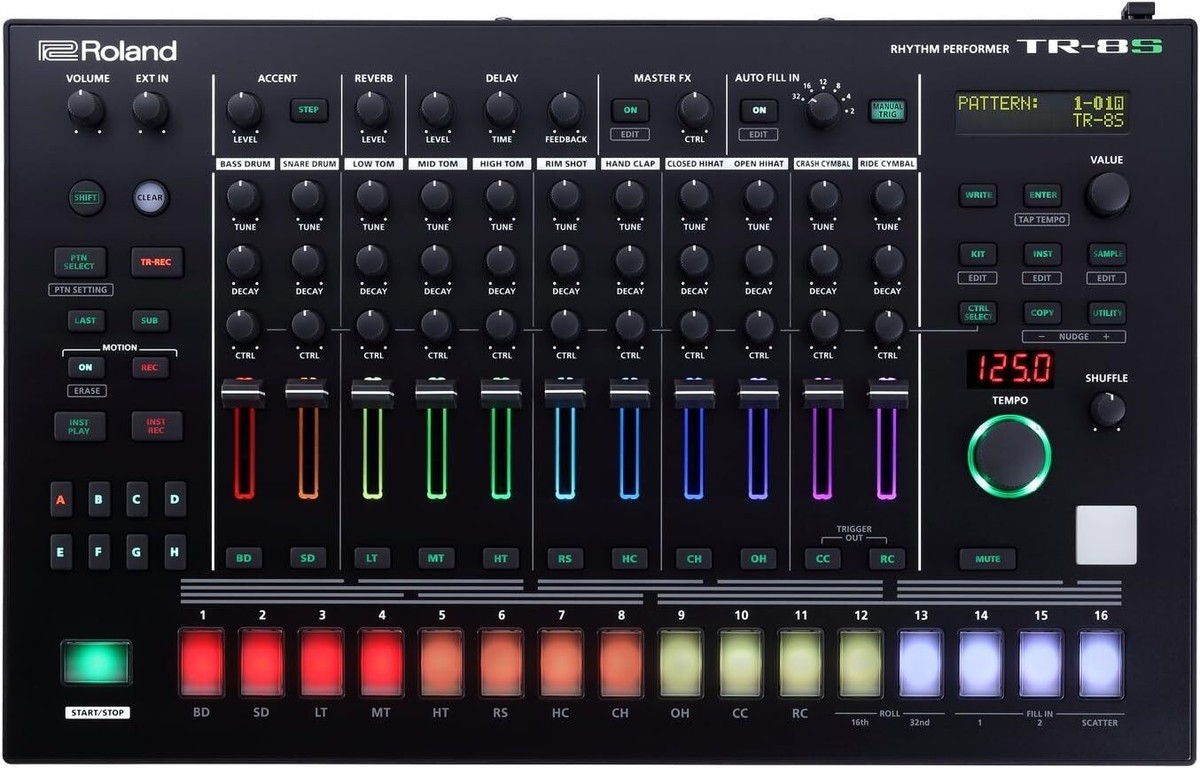 Roland AIRA TR-8S Rhythm Performer Drum Machine Back | eBay