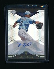 JOSH FLEMING 2021 PANINI TITANIUM AUTOGRAPH RC AUTO *TAMPA BAY RAYS*