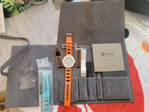 ZODIAC SUPER SEA WOLF 68 50TH ANNIVERSARY LIMITED EDITION WATCH - VERY RARE