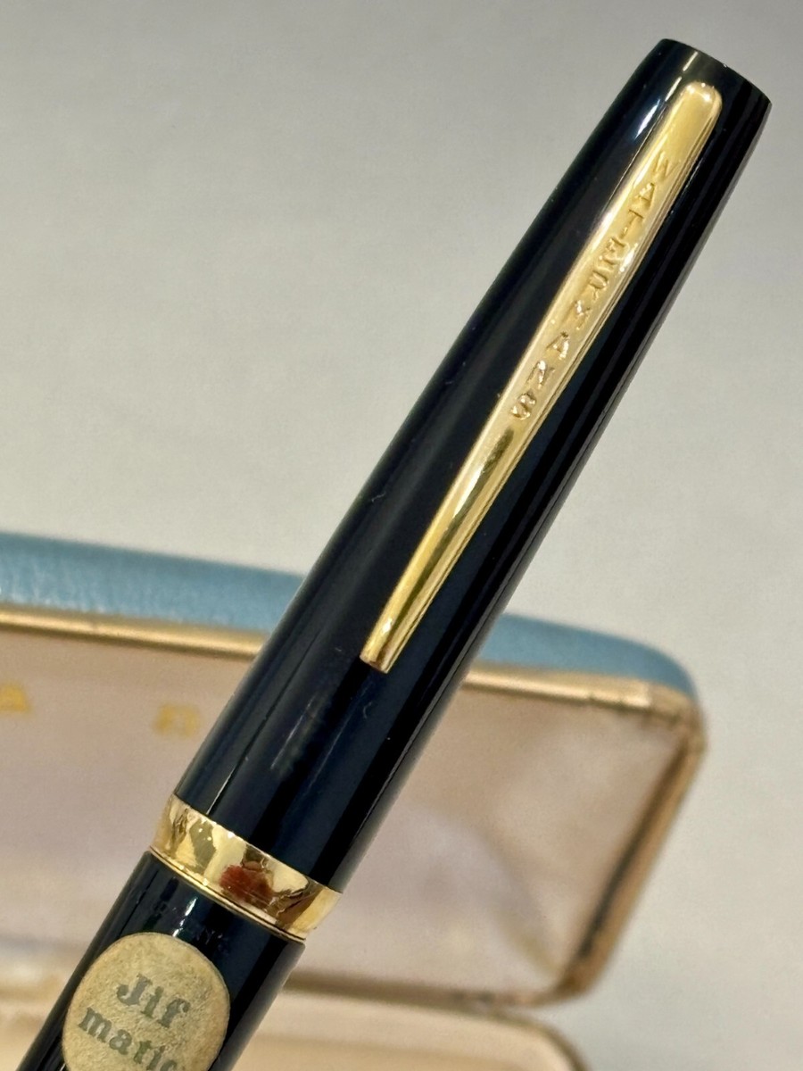 Waterman (France) JIF matic Fountain Pen (1950s) black - NOS