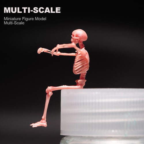 1/18 1/24 1/43 1/64 1/87 Miniatures Skeleton Driving Scene Figures For Vehicle - Picture 2 of 7
