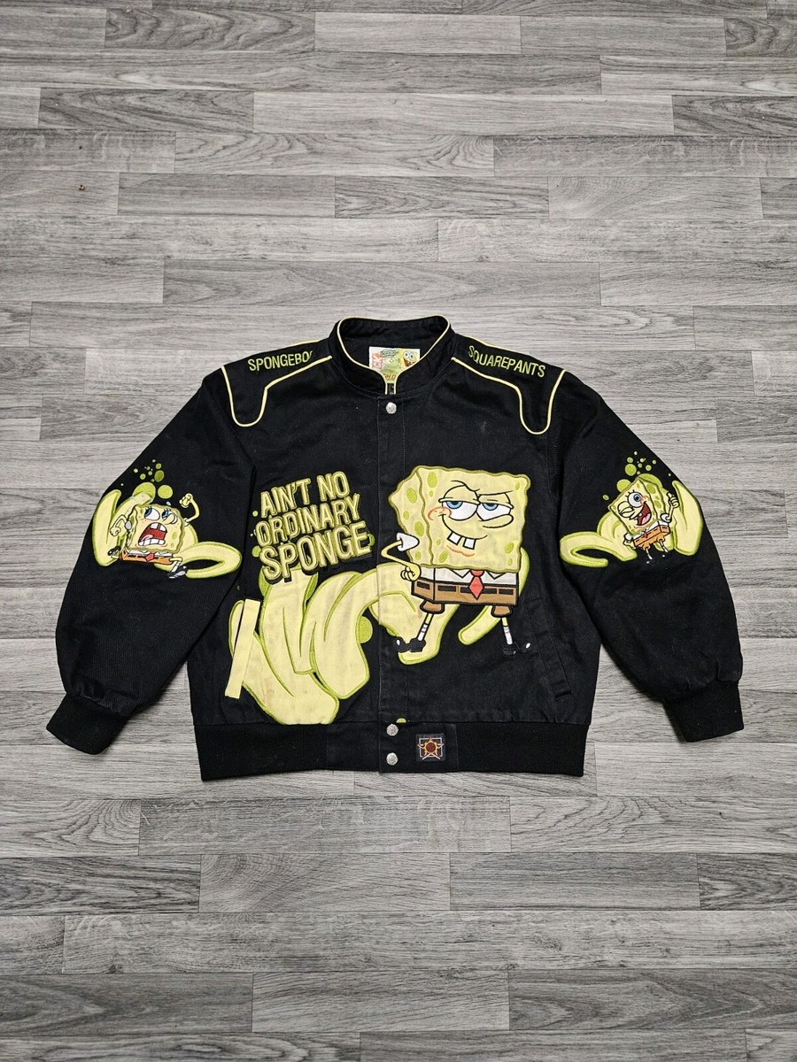 ジャケット・アウター SpongeBob Jeff Hamilton Racing Jacket Vintage Jeff Hamilton SpongeBob SquarePants Racing Nascar