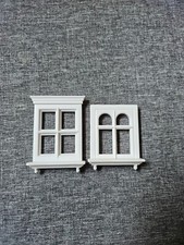 Calico Critters 2 Replacement White Windows Red Roof Country Home Frame 2 Sizes