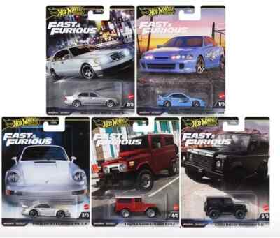 Hot Wheels Premium Fast & Furious 2024 Mix G Complete Set Of 5