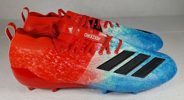 blue and red adidas cleats
