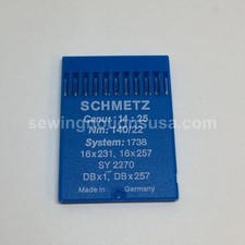16X231 16X257 DBX1 Sewing Machine Needles Singer Brother Consew size 140/22