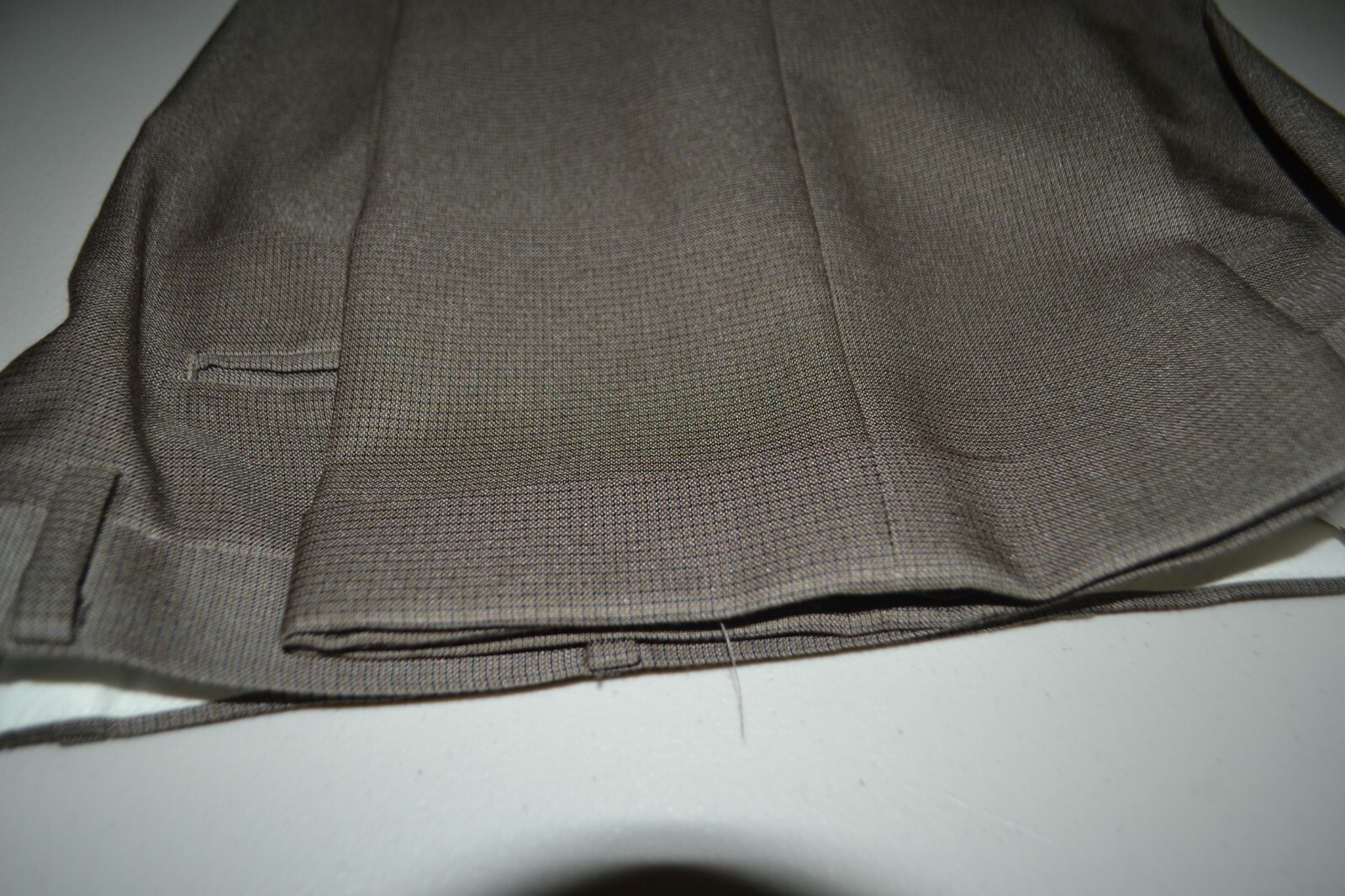 Ralph Ralph Lauren Men Light Brown Black Checked Dress Pants Size 36x32 thumbnail 7