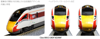 Kato N Gauge 10-1674 British Rail Class 800/2 LNER 