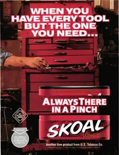 Skoal Chewing Tabacco Print Advert Every Tool But The One You Need