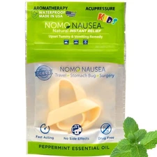NOMO Motion Sickness Relief Bands for Kids | Sea Bands with Peppermint & Acup...