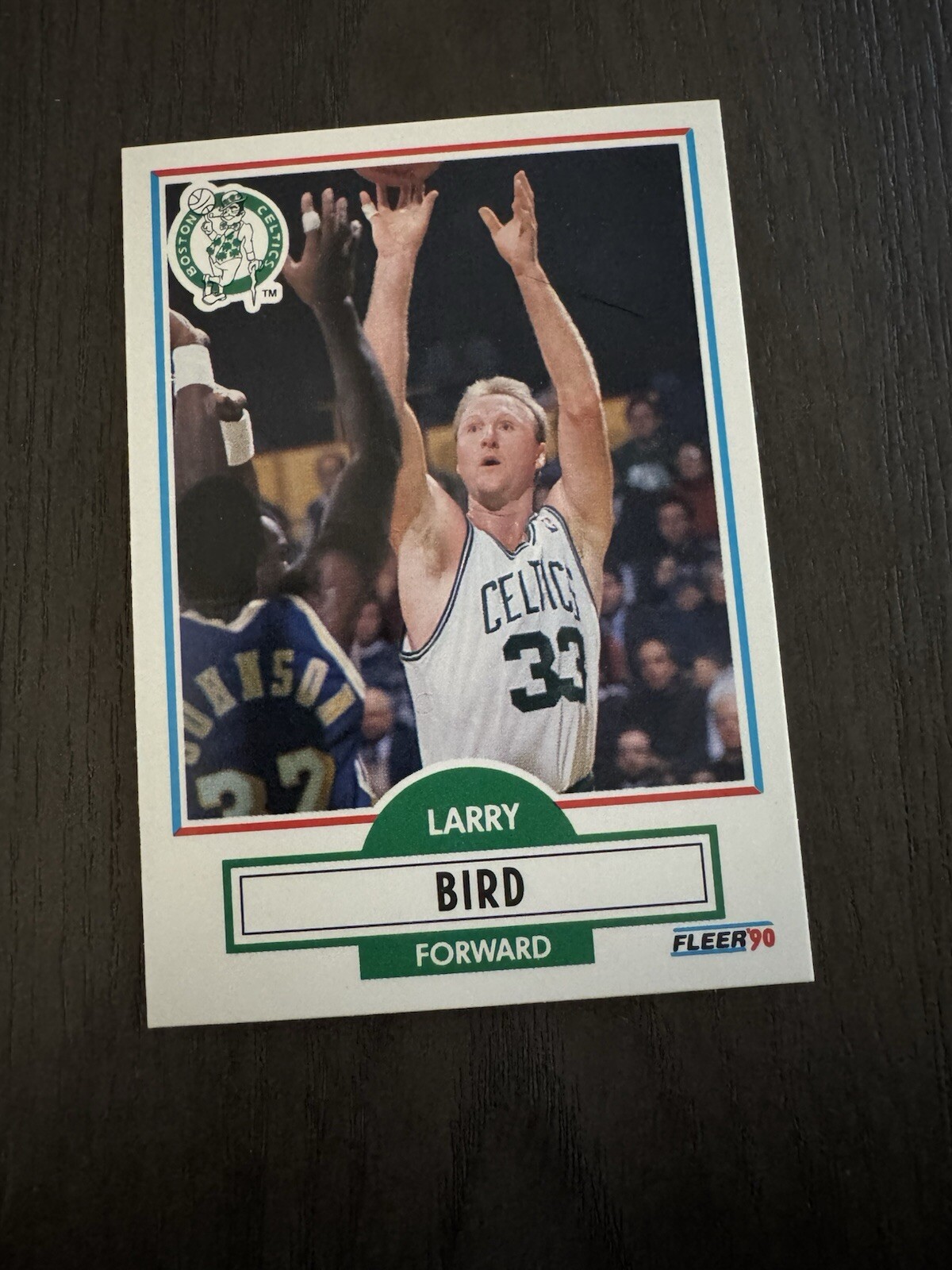 1990-91 Fleer #8 LARRY BIRD Boston Celtics Basketball Card HOF