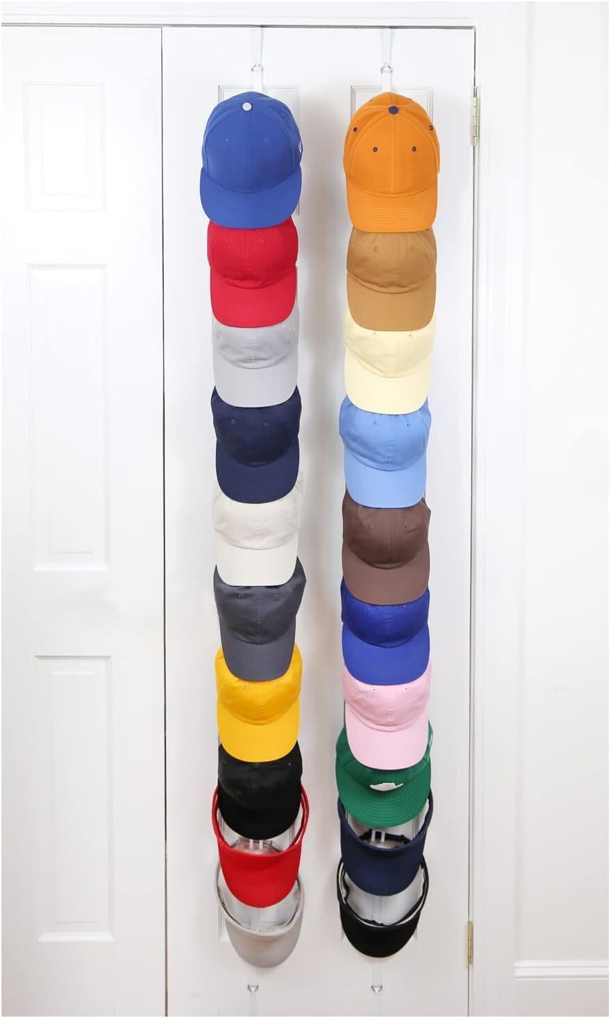 Wall Mount Hat Rack Organizer for Baseball Caps & Coats-image