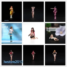 1/64 1/87 1/43 1/18 1/24 Beauty Girl Scene Miniatures Figures For Cars Vehicles