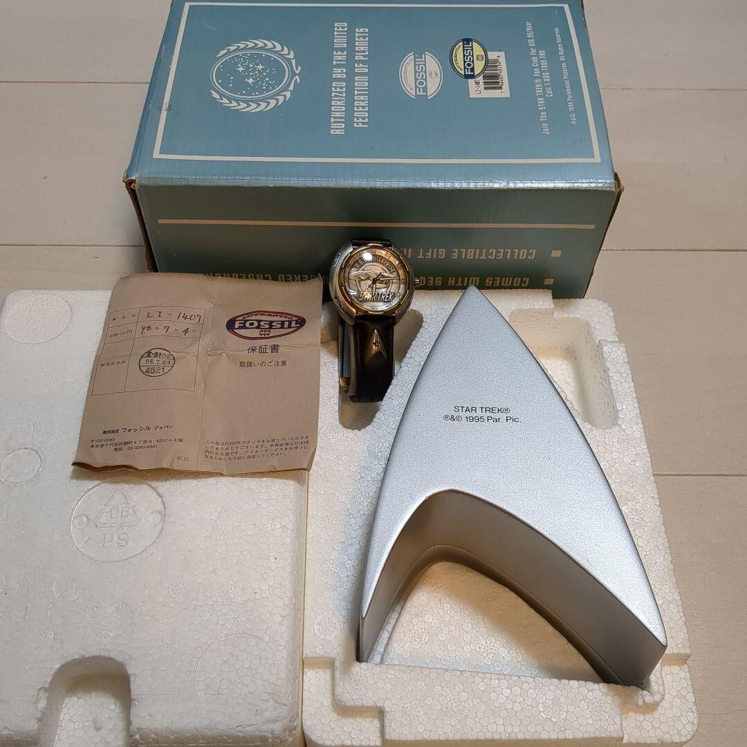 ⭐︎新品未使用⭐︎スタートレック　腕時計　FOSSIL社　LI-1407 Fossil Star Trek LI-1407 Limited Edition Watch With Box