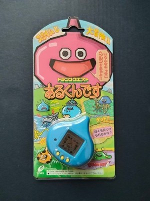 Dragon Quest Slime Pedometer Arukundesu Virtual Pet Game Blue Enix RARE NEW