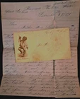 Civil War Patriotic - Rare Negro Dancing Caricature W/Letter (Good War Content)