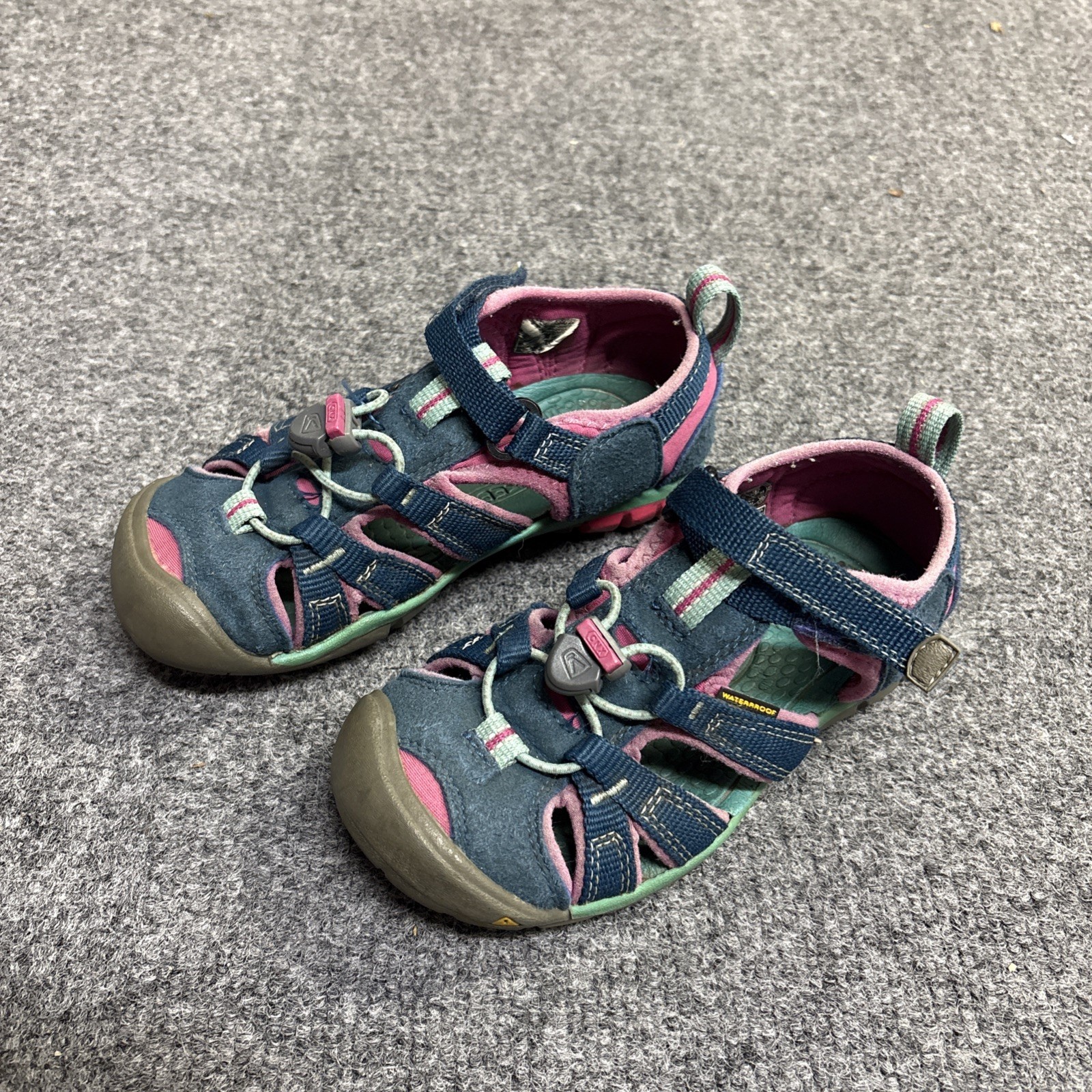 Sandali ibridi KEEN bambina rosa blu acqua taglia 12 outdoor