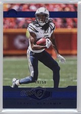 2016 Panini Plates & Patches Blue 19/50 Travis Benjamin #85 z6b