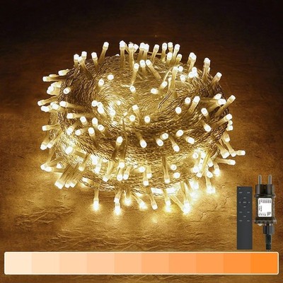 300LED Lichterkette Strombetrieben mit Stecke, 30m 18003800K Dimmbar Warmweiß...