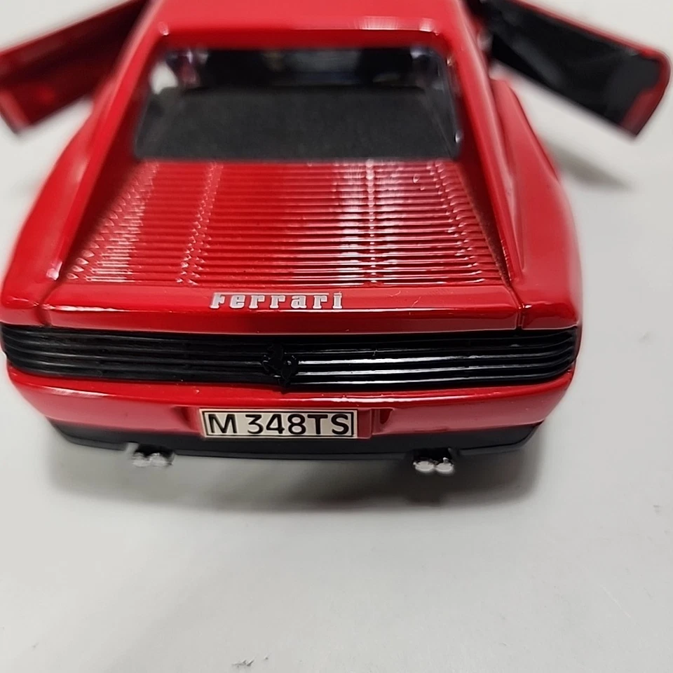 Vintage Welly Ferrari 348TS ROJO escala 1:24 diecast Foto 4 de 4