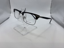 Lazzaro ENRIQUE 53-19-145 Men  s Matte Black/ Gunmetal Full Rim Eyeglasses A5289