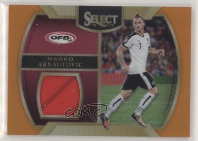 2016-17 Panini Select Memorabilia Orange Prizm /75 Marko Arnautovic #M-MA 00e8