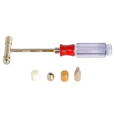 6 Replaceable Hammer Heads Jewelry Sizing Chasing Tool Multicolor