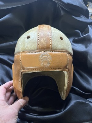ebay leather football helmets Past Time Sports Black Cross Helmet : Sports & Outdoors Vintage Adult Antique Leather football
