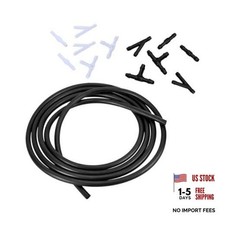 Car Windshield Washer Hose Kit, Vehicle 4 Meter Washer Fluid Hose 12 PCS