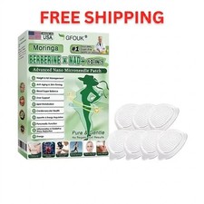 Moringa Berberine 10-in-1 Advanced Nano Microneedle Patch 7pcs/box 