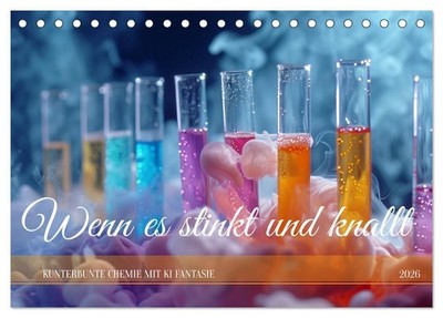 Wenn es stinkt und knallt (Tischkalender 2026 DIN A5 quer), CALVENDO Monatskalen