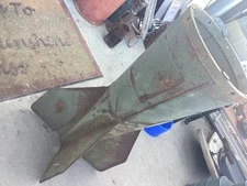 Vintage Military Practice Training Dummy Bomb Trench Art Ashtray