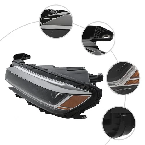 LED DRL Headlamp Left Driver Side Headlight For 2020-2022 VW Passat S/SE/R-Line - Picture 4 of 10