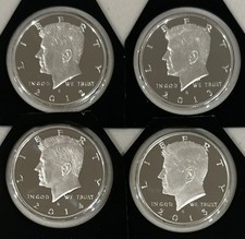 2012-2015 ‘S’ Proof 90% Silver JFK Half Dollar Set *NO RESERVE!!!*