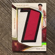Kel’el Ware 2024-25 Panini Immaculate Jumbo Patches Team Logo Rookie RC 14/25