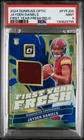 2024 Donruss Optic Jayden Daniels #FYFJDS First Year Fresh Rookie Card PSA 9 MT