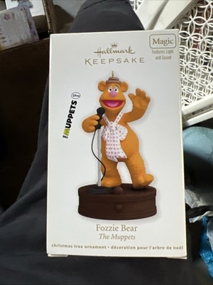NIB Hallmark Keepsake Muppets Fozzie Bear Christmas Ornament 2012 New in Box