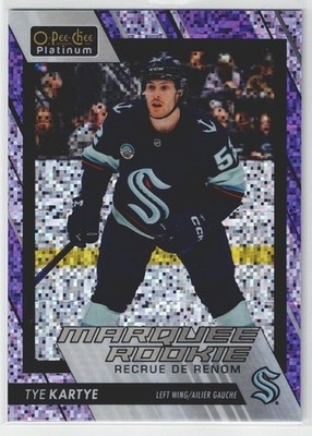 23-24 UD OPC PLATINUM TYE KARTYE RC VIOLET PIXELS 1/299 ROOKIE #217 SP 2023