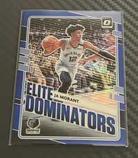 2020-21 Panini Donruss Optic Elite Dominators Ja Morant #21 Blue Prizm 5/49
