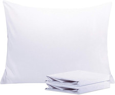 Standard Pillowcase Set - 2 Pack Brushed Microfiber 20X26 Pillowcases - Soft, Wr