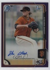 2015 Bowman Chrome Prospects Purple Refractor 217/250 Steven Okert Auto 0b0