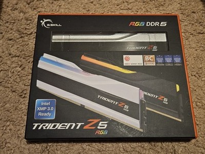 G.Skill Trident Z5 RGB 64GB (2 x 32GB) 6000 Mhz CL30 PC RAM DDR5 Memory