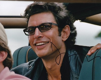 JEFF GOLDBLUM signed Autogramm 20x25cm JURASSIC PARK in Person autograph COA