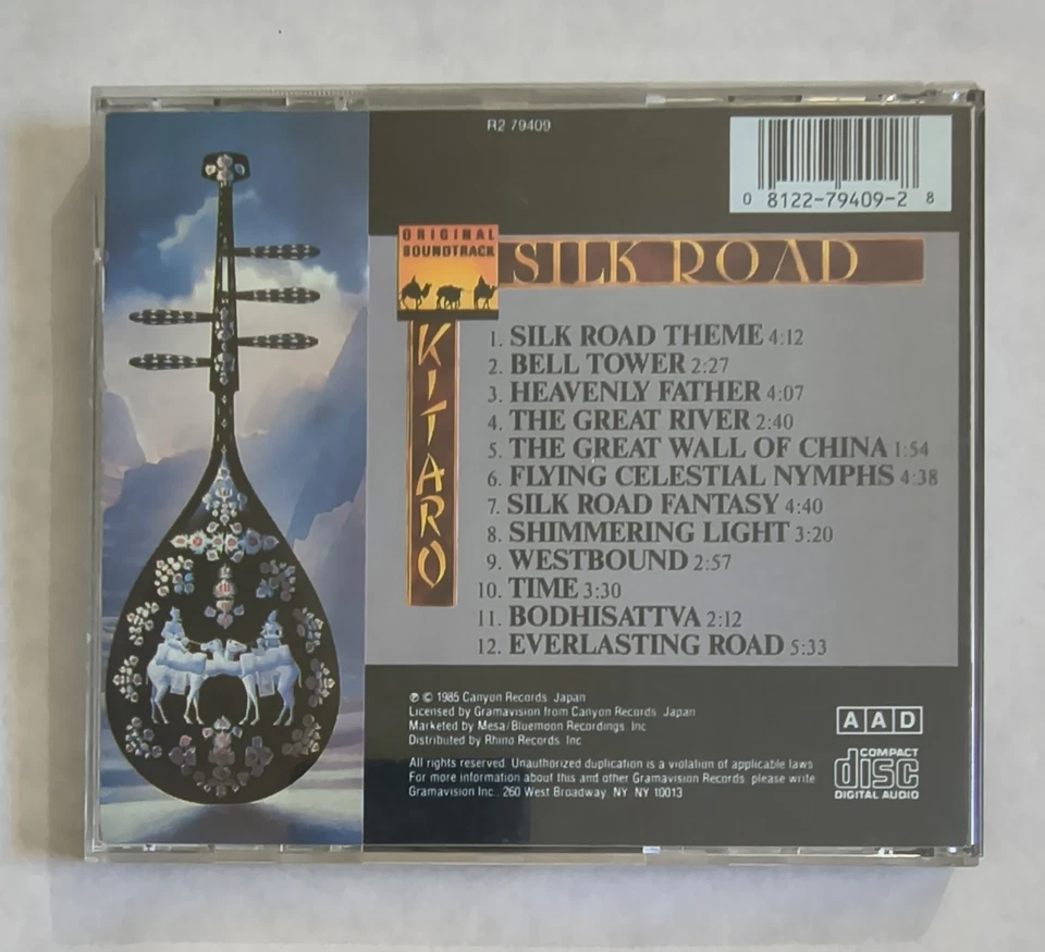Kitaro - Silk Road I - CD Album - 1983 Canyon Records Japan Foto 2 de 4