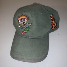 Vintage 1997 Rugrats Chuckie Nickelodeon Viacom Strapback Hat Cap