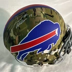 Josh Allen Signed Bills Full Size Helmet SPEED CAMO BAS COA AUTO