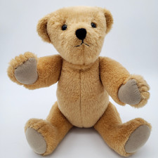 Classic Teddy Bear Articulated Limbs Poseable Golden Honey Color 21 inches MINT