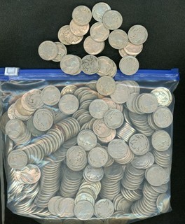 Partial Date Buffalo Nickels Lot of 500